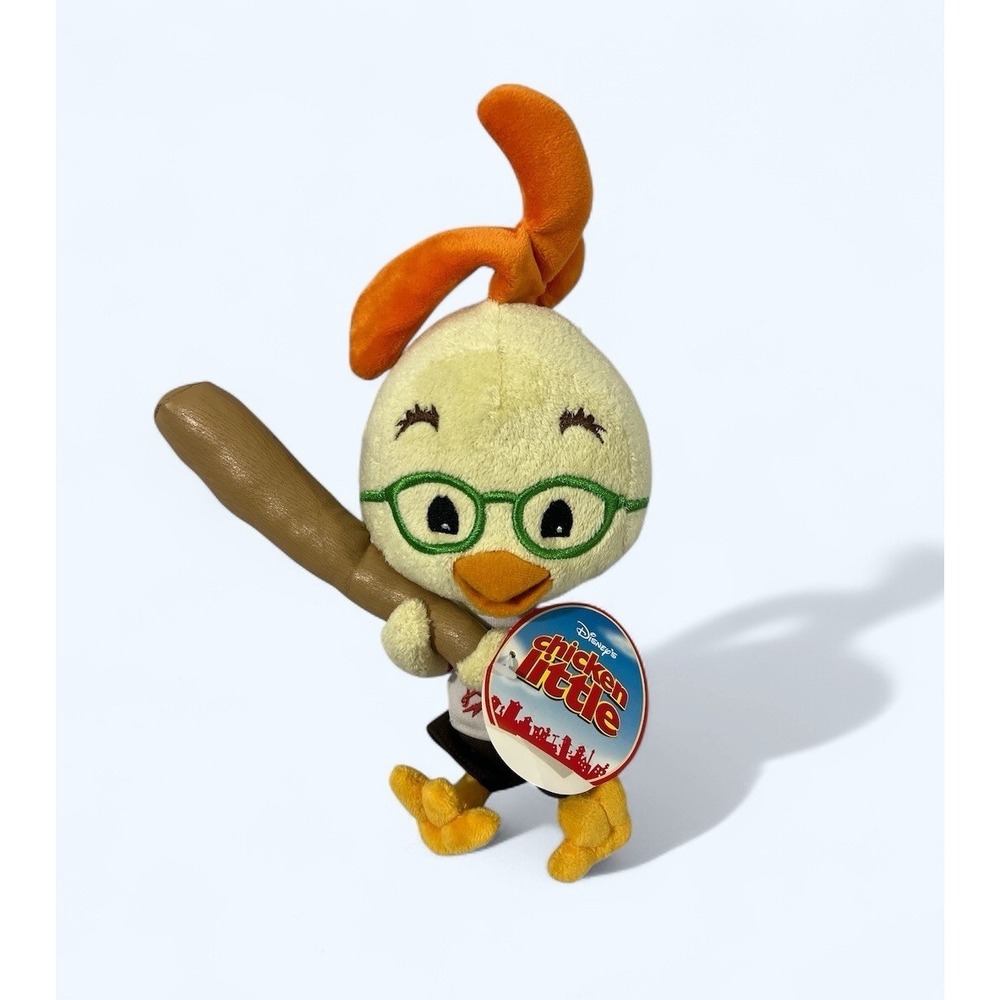 Disney Chicken Little Plush Toy W/BAT Exclusively Disney Resorts 18" Rare‎